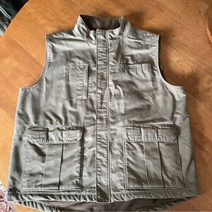 North River Outfitters Cotton Canvas - Fleece Lined Vest - XL, Great Condition